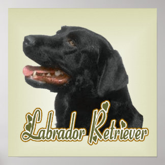 Impresión de arte de Labrador Recuperador