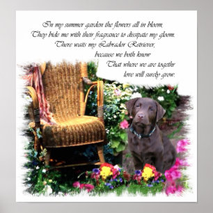 Impresión de arte de Labrador Recuperador