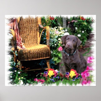 Impresión de arte de Labrador Recuperador