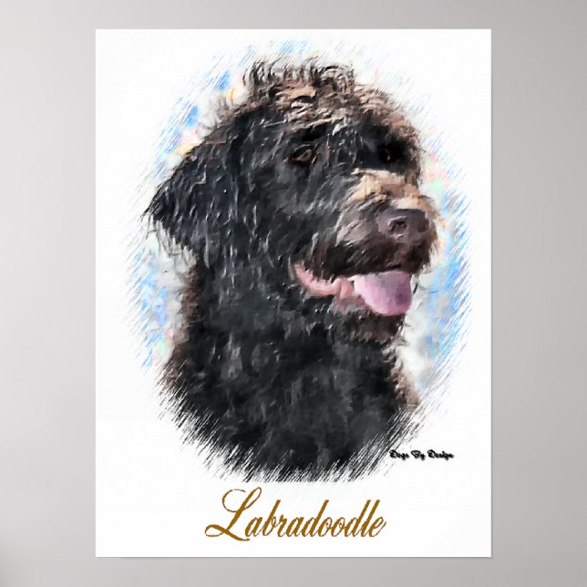 Impresión de arte de labradores (Frente)