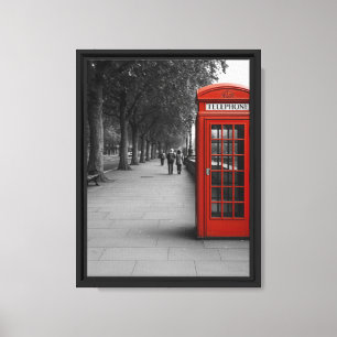 Impresión de arte de lienzo enmarcado por teléfono