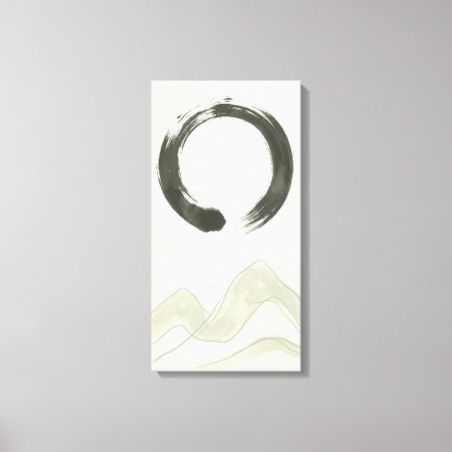 Impresión de arte de línea abstracta Japandi neutr (Anverso)