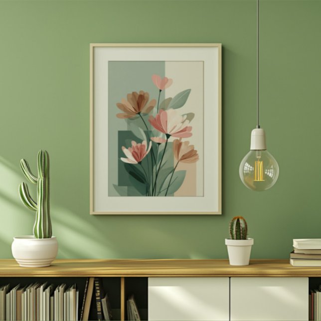 Impresión de arte de línea floral boho | Botánico  (Subido por el creador)