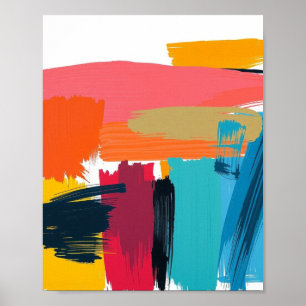 Impresión de arte de línea minimalista abstracta