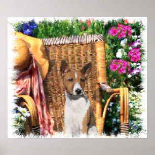 Impresión de arte de los amantes de Basenji