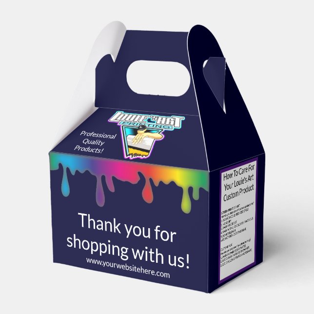 Impresión de Arte de Louie | Cliente | Caja de Reg (Front Side)