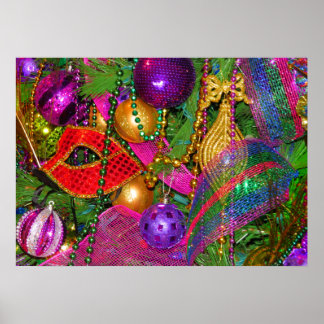 impresión de arte de mardi gras