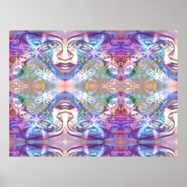 Impresión de arte de mariposa soñadora (Frente)