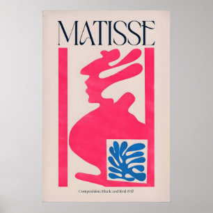 Impresión de arte de Matisse Composición Abstracto