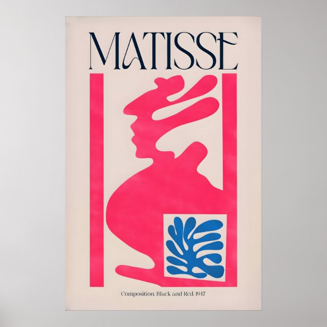 Impresión de arte de Matisse Composición Abstracto (Frente)