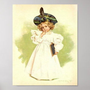 Impresión de arte de Maud Humphrey Little School D
