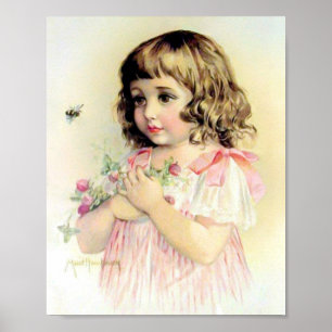 Impresión de arte de Maud Humphrey Summer Girl & B