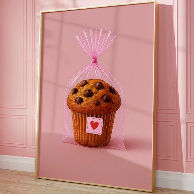 Impresión de arte de muffin, cómoda pared de panad (Muffins)