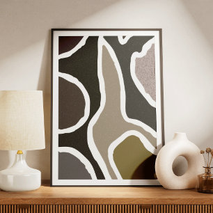Impresión de Arte de Oficina en Casa Chic Formas O