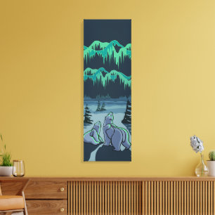 Impresión de arte de oso polar