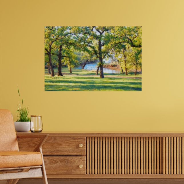 Impresión de arte de paisaje tranquilo árboles lag (Salón 2)