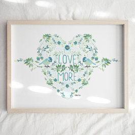 Impresión de arte de pájaros