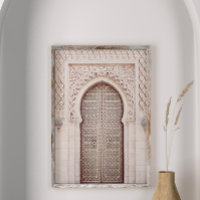 Impresión de Arte de Pared de Arco Marroquí de Ter