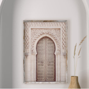 Impresión de Arte de Pared de Arco Marroquí de Ter