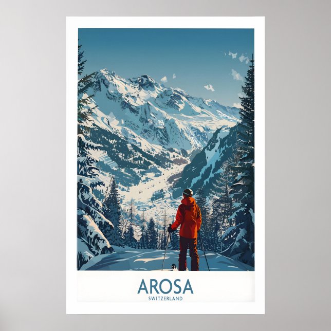 Impresión de arte de pared de Arosa Suiza 1 (Frente)