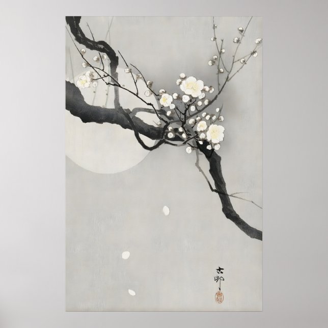 Impresión de Arte de Pared de Flor de Cerezo Japon (Frente)