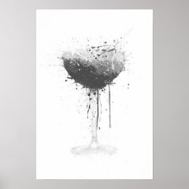 Impresión de Arte de Pared de Martini de Espresso 