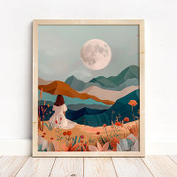 Impresión de Arte de Pared de Paisaje Desértico Bo