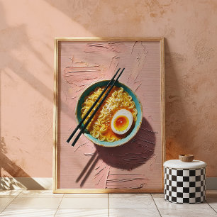 Impresión de Arte de Pared de Ramen Póster Estétic