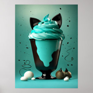 Impresión de Arte de Pared Delicia de Helado Verde