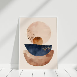 Impresión de Arte de Pared Minimalista Abstracto T