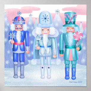 Impresión de arte de Pastel Nutcracker Kings