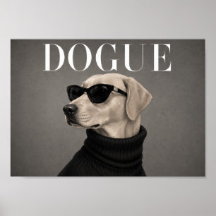 Impresión de arte de perro de moda de Labrador Ret