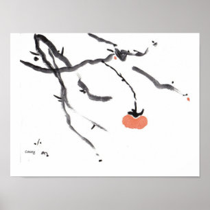 Impresión de arte de Persimmon y Brands
