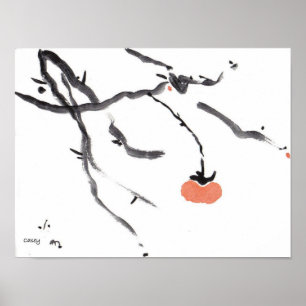 Impresión de arte de Persimmon y Brands