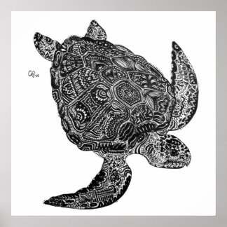 Impresión de arte de Personalizado de tortugas de