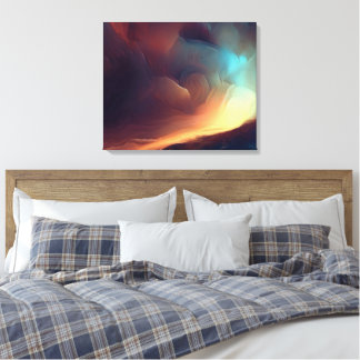 Impresión de arte de pintura al óleo abstracta osc