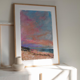 Impresión de arte de pintura Bella Artes de playa