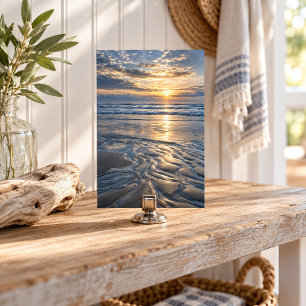 Impresión de arte de plata en baja marea