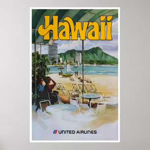 Impresión de arte de póster de Hawái (XR2231)