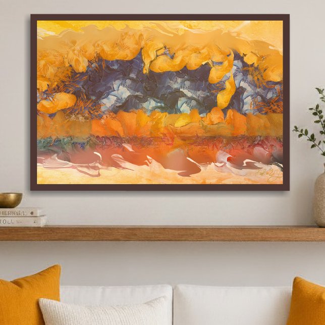 Impresión de arte de puesta de sol abstracta 0612 (Subido por el creador)
