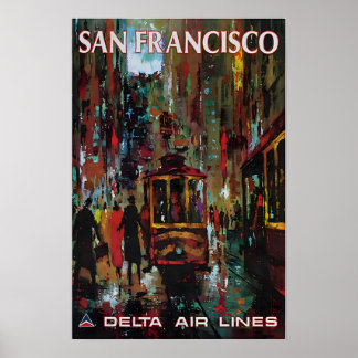 Impresión de arte de San Francisco pintado por Jac