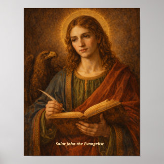 Impresión de arte de San Juan Evangelista