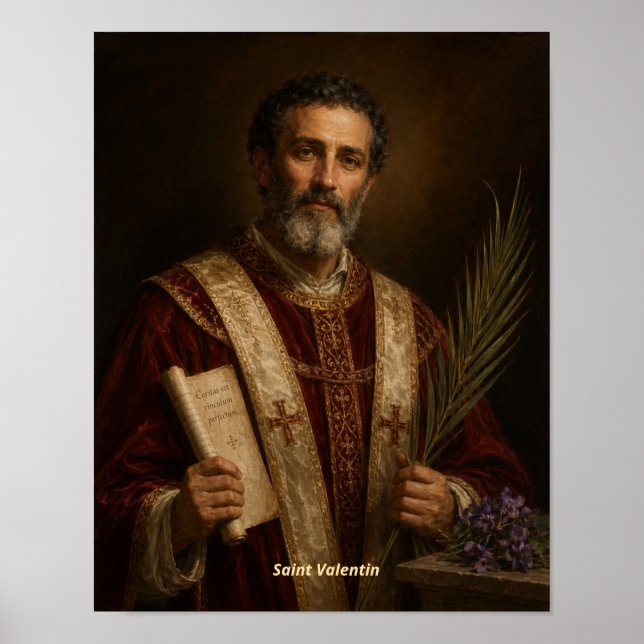 Impresión de arte de San Valentín (Frente)