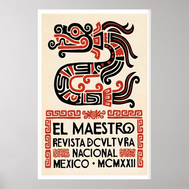 Impresión de arte de serpiente popular, cartel grá (Frente)