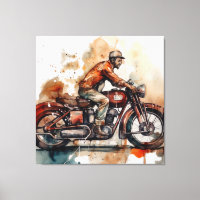Impresión de arte de tela acuática de motocicleta 