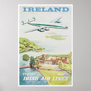 Impresión de arte de viaje de Irlanda Póster irlan
