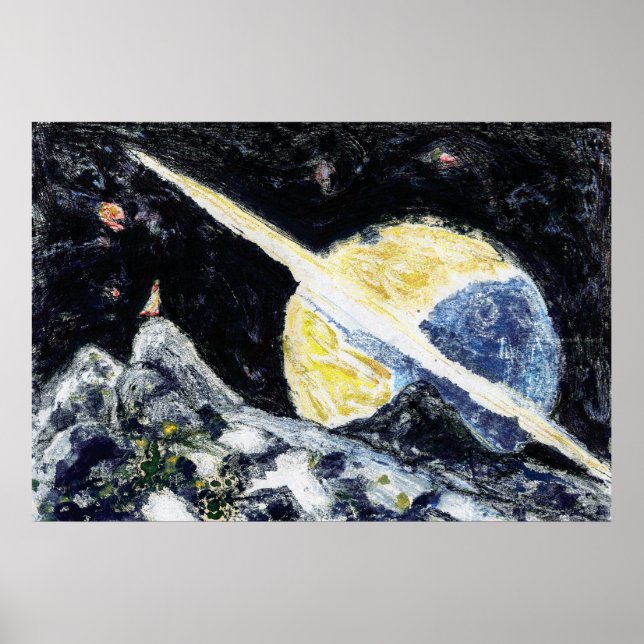 Impresión de arte de Wanderer de espacio (Frente)