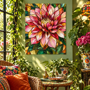 Impresión de arte del coro en mosaico de dalia