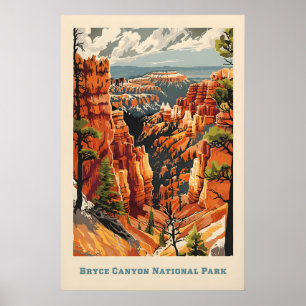 Impresión de arte del parque nacional - Bryce Cany
