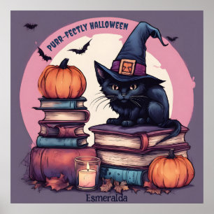 Impresión de arte digital de fantasía de Halloween